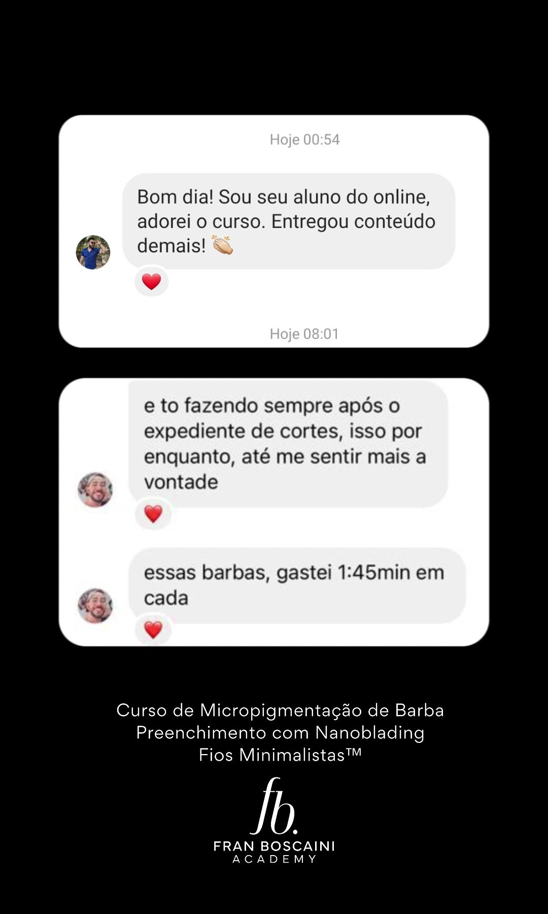 depoimento curso preenchimento de barba online franb boscaini 1